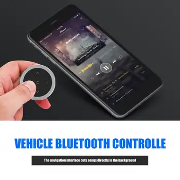 

Wireless Bluetooth Remote Control Car Steering Wheel Motorcycle Bike Handlebar Media Controller Shutter for iPhone iPad