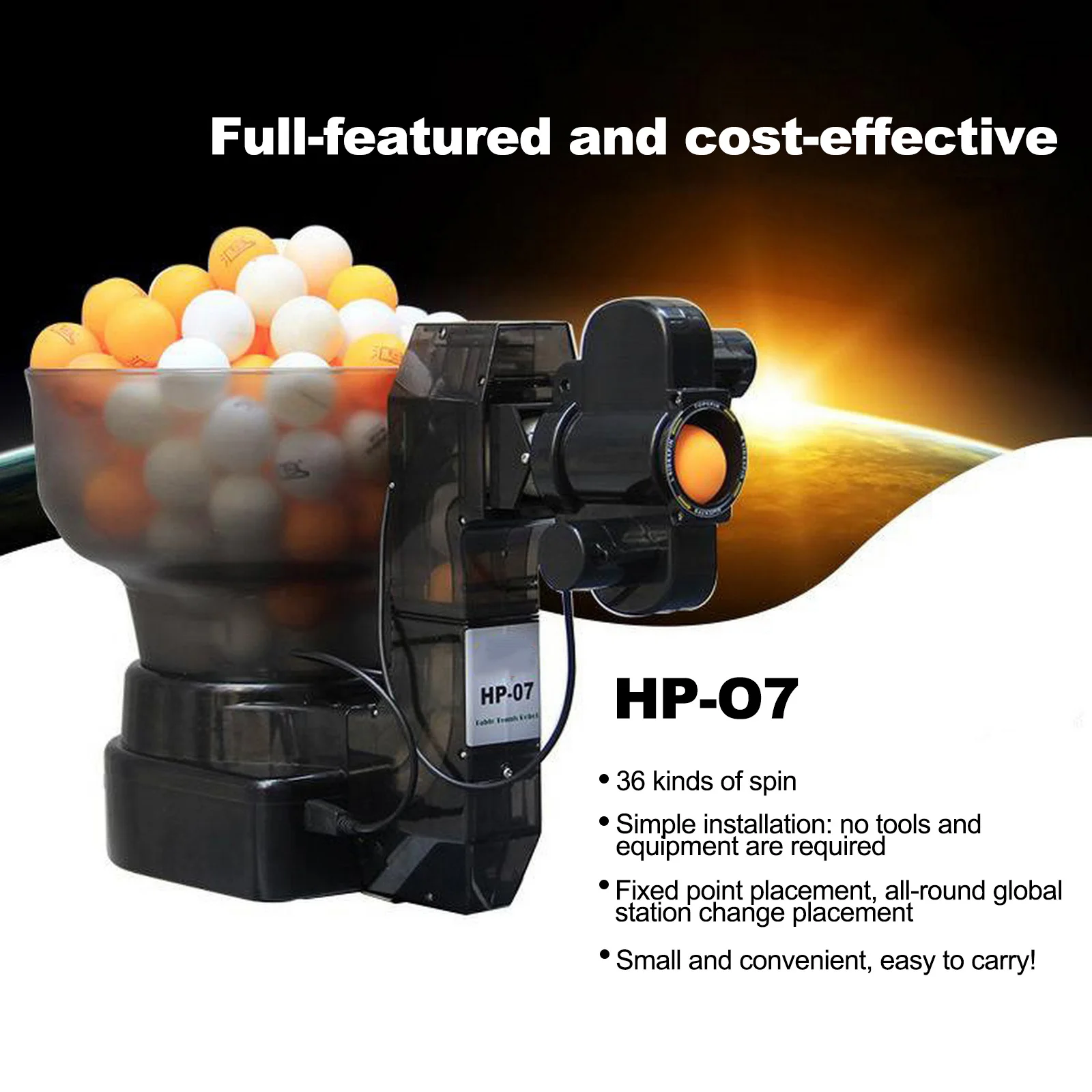 CHAOFAN ピンポンロボットマシン HP-07 卓球 練習 卓球マシン CHAOFAN ピンポンロボットマシン HP-07 卓球 練習 卓球マシン