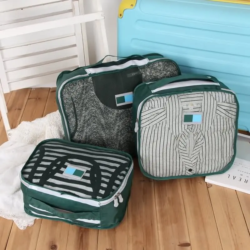 Новая дорожная Противоударная сумка, комплект из шести предметов, большая емкость, багажное нижнее белье, обувь, сумка для приема и очистки, переносная сумка