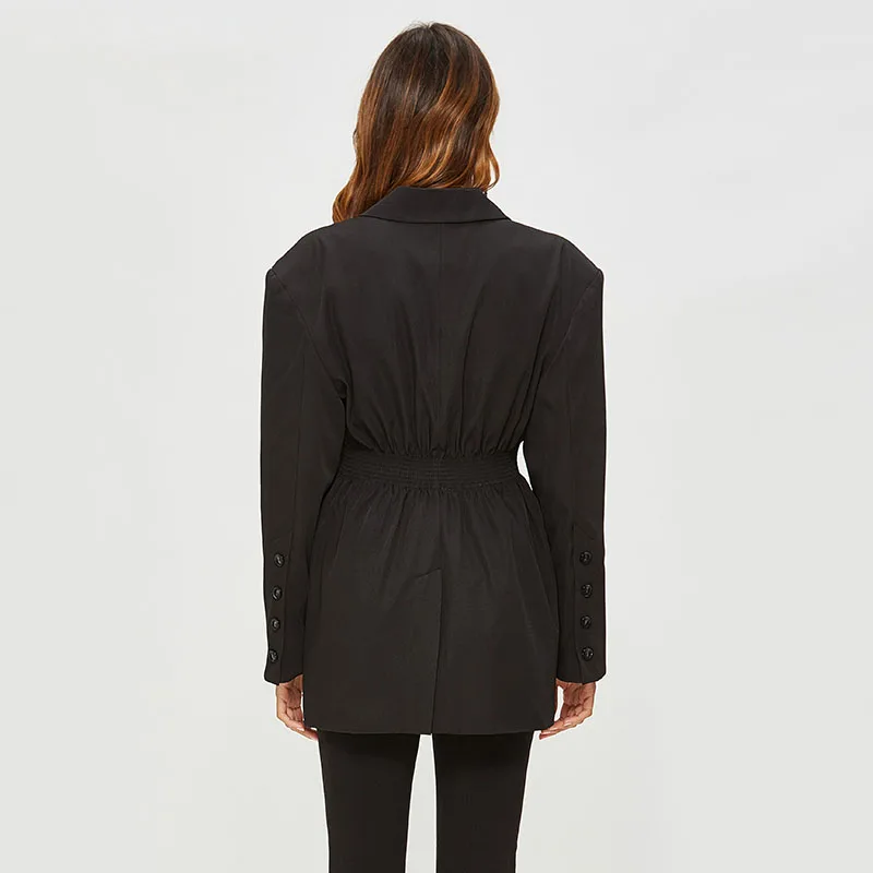 HIGH STREET Новая мода стильный Блейзер Куртка женская на одной пуговице свободный стиль блейзер