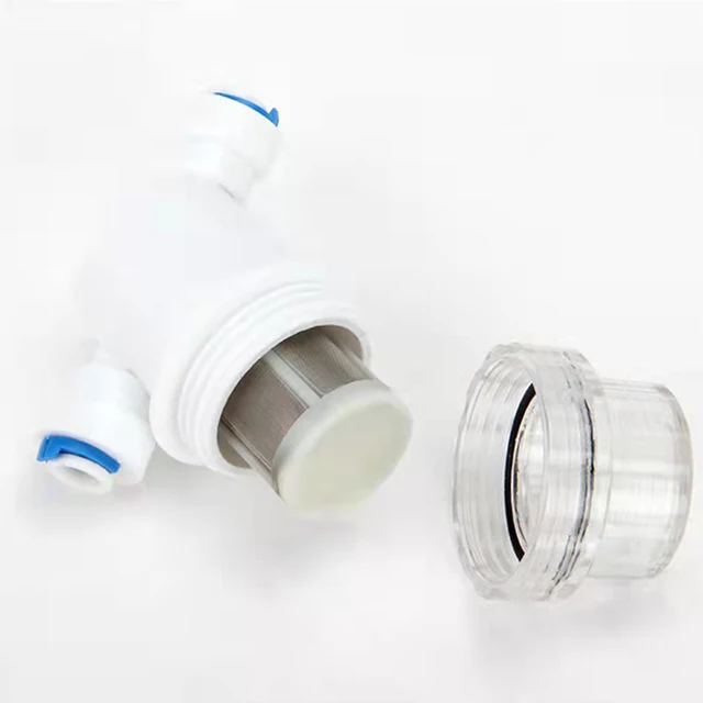 1/4 "3/8" Micro Quick Csatlakozás Szűrő Víztisztító Elülső Rozsdamentes Acél Háló Homok Részecskék Otthoni Kerti Csatlakozók - Image 3