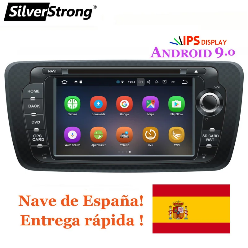 SilverStrong Android9.0 OCTACORE 4 г 64 г Ibiza автомобильный DVD для сидения Ibiza ips 7 дюймов Android радио Ibiza gps с зеркальной связью RDS