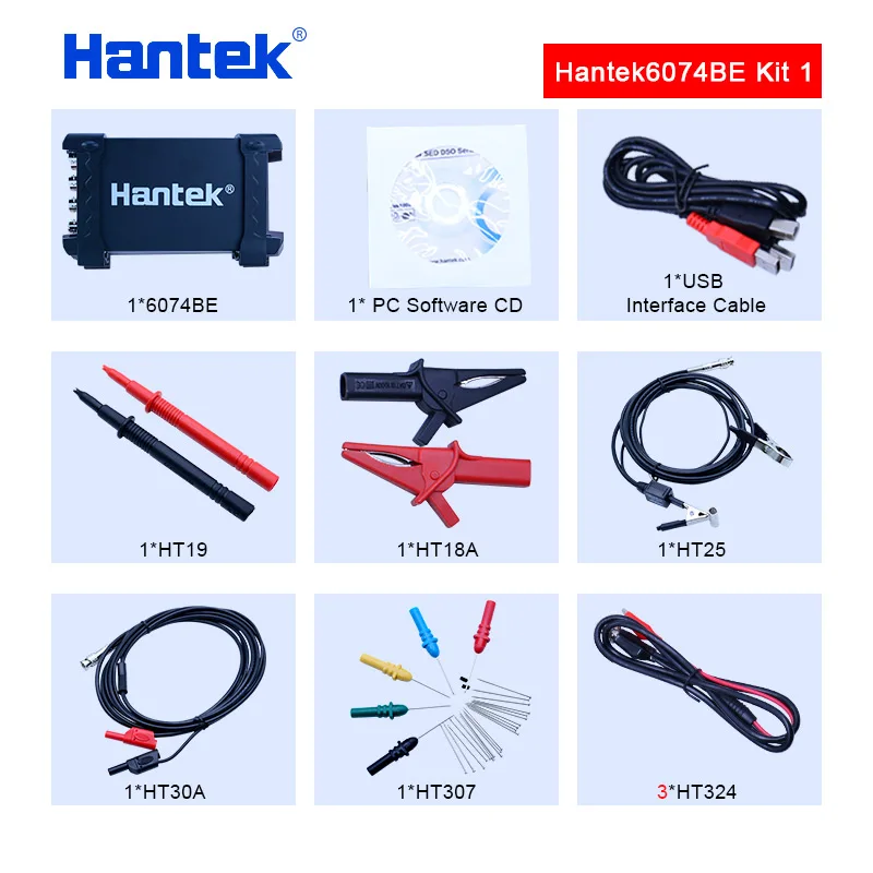 

Hantek 6074BE Series Kit I 4CH 70MHZ Automotive Diagnostic Equipment Ignition Action/The Sensor/Bus Diagnosis/Performer/Startup