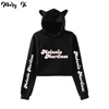 Melanie Martinez K-12 Crop Hoodie Sweatshirts Women Cat Pullover Girl Kawaii Harajuku Tracksuit 1