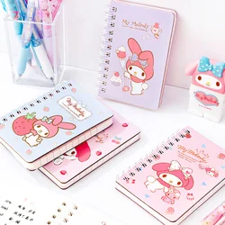 Carnet de notes à bobine M elody Pocket, manuel avec personnages d'anime, mignon, carnet de notes Portable, journal intime, mignon, cadeaux d'apprentissage pour enfants 