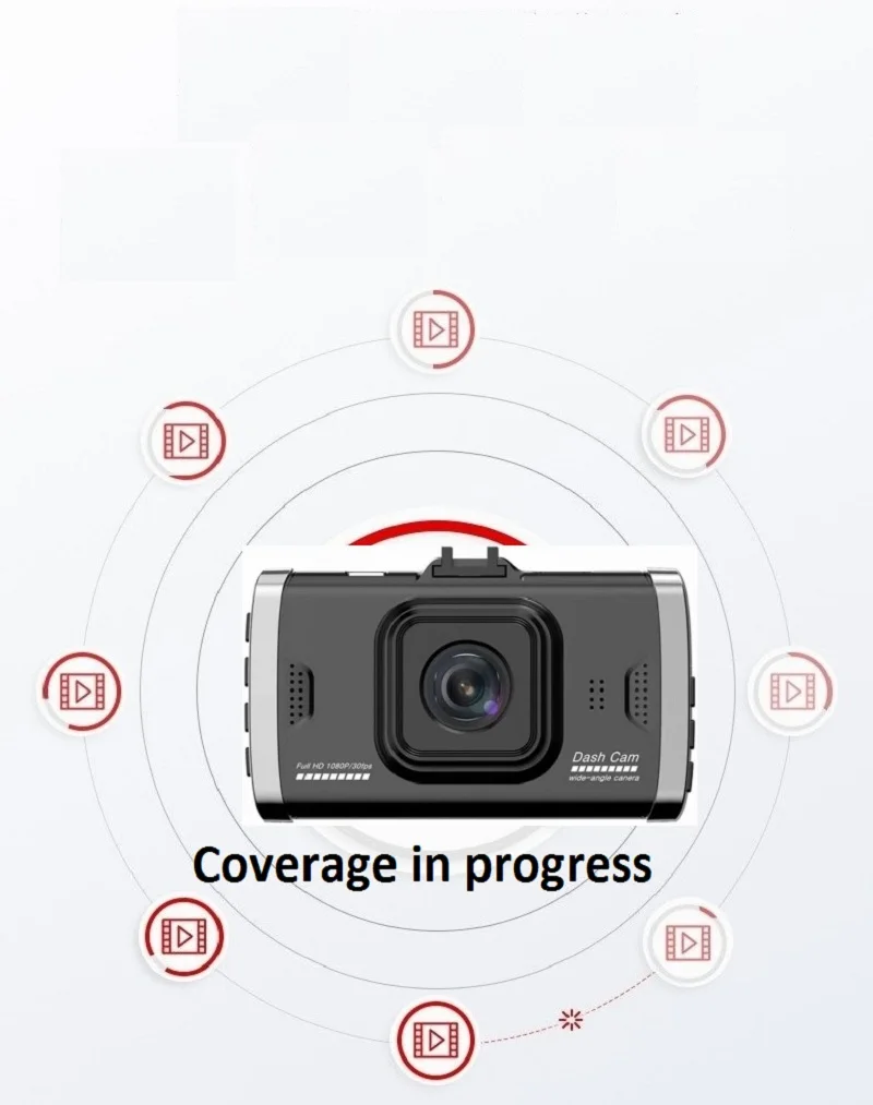 Автомобильный Dvr камера 3 0 &quotэкран Full HD 1080P 30fps двойной объектив с заднего вида