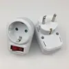 European Conversion Plug 1 to 1 Way Power Adapter Adaptor with Switch 16A AC250V ► Photo 2/6