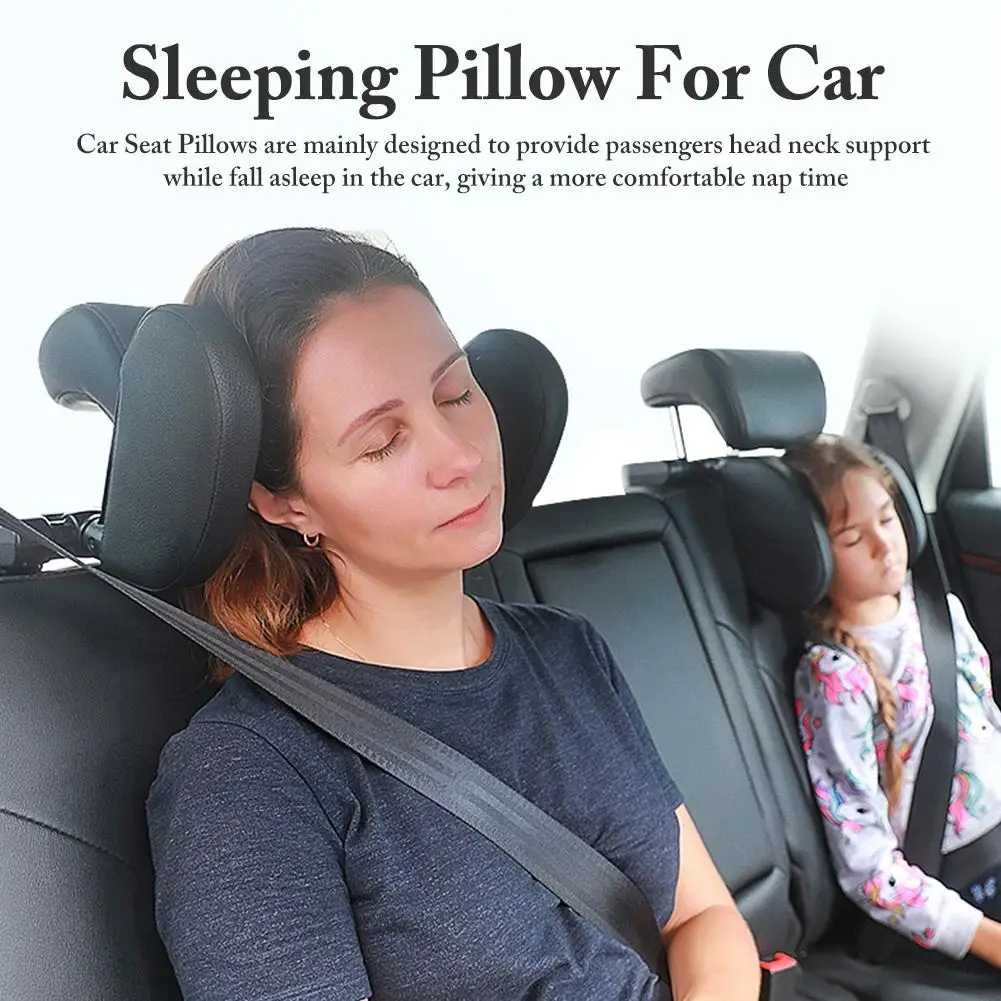 niños que viajan seguridad para bebés 2 uds cinturón de seguridad para coche reposacabezas sueño almohada para niños hombro asiento de coche Alldo Asiento de coche Azul + gris 