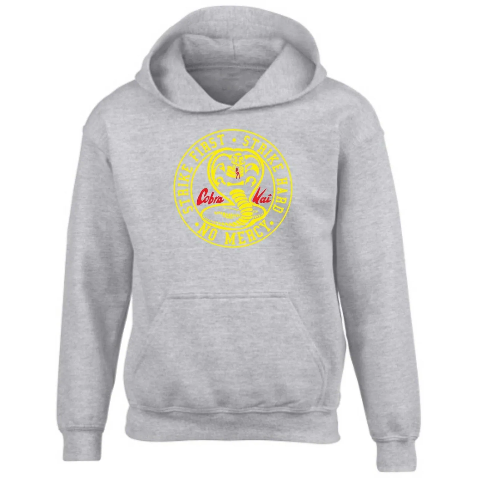 Cobra Kai Hoodie The Karate Kid Strike First No Mercy Movie Men Sweatshirt Top