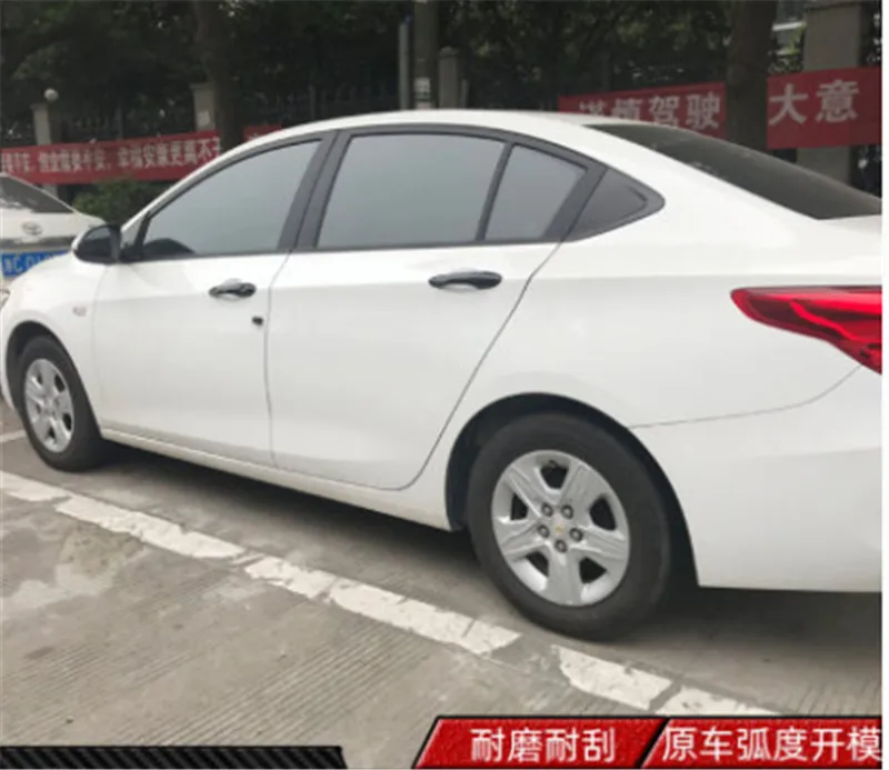 Автомобильный Стайлинг для Chevrolet CAVALIER ORLANDO- ABS углеродное волокно Автомобильная Дверная ручка защитное покрытие накладка