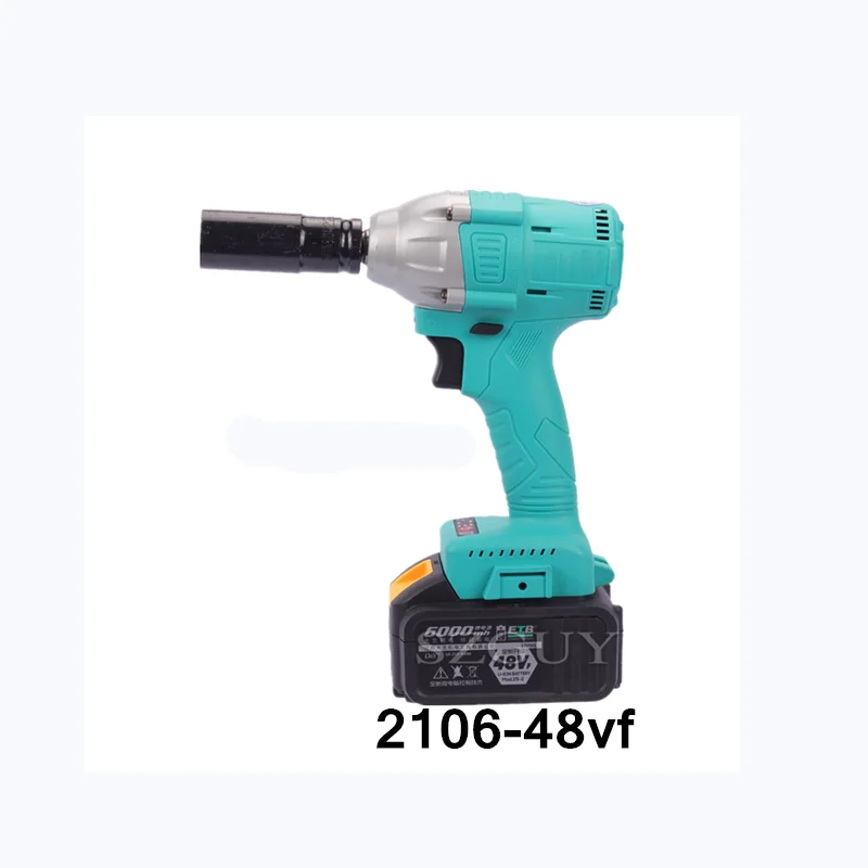 Factory Directly Cordless Rechargeable 4000mah Two Battery Impact Wrench Brushless Electric Wrench ekiiv bit impact brushless cordless 20v lithium ion battery electric driver impact combination kit brushless wireless bit kit