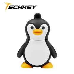 TECHKEY – clé usb pingouin Offre Spéciale, nouveau support à mémoire de 4GB 8GB 16GB 32GB 64GB, jolie clé usb 