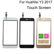 Стекло сенсорного экрана для HuaWei Y3 2017 дигитайзер панель