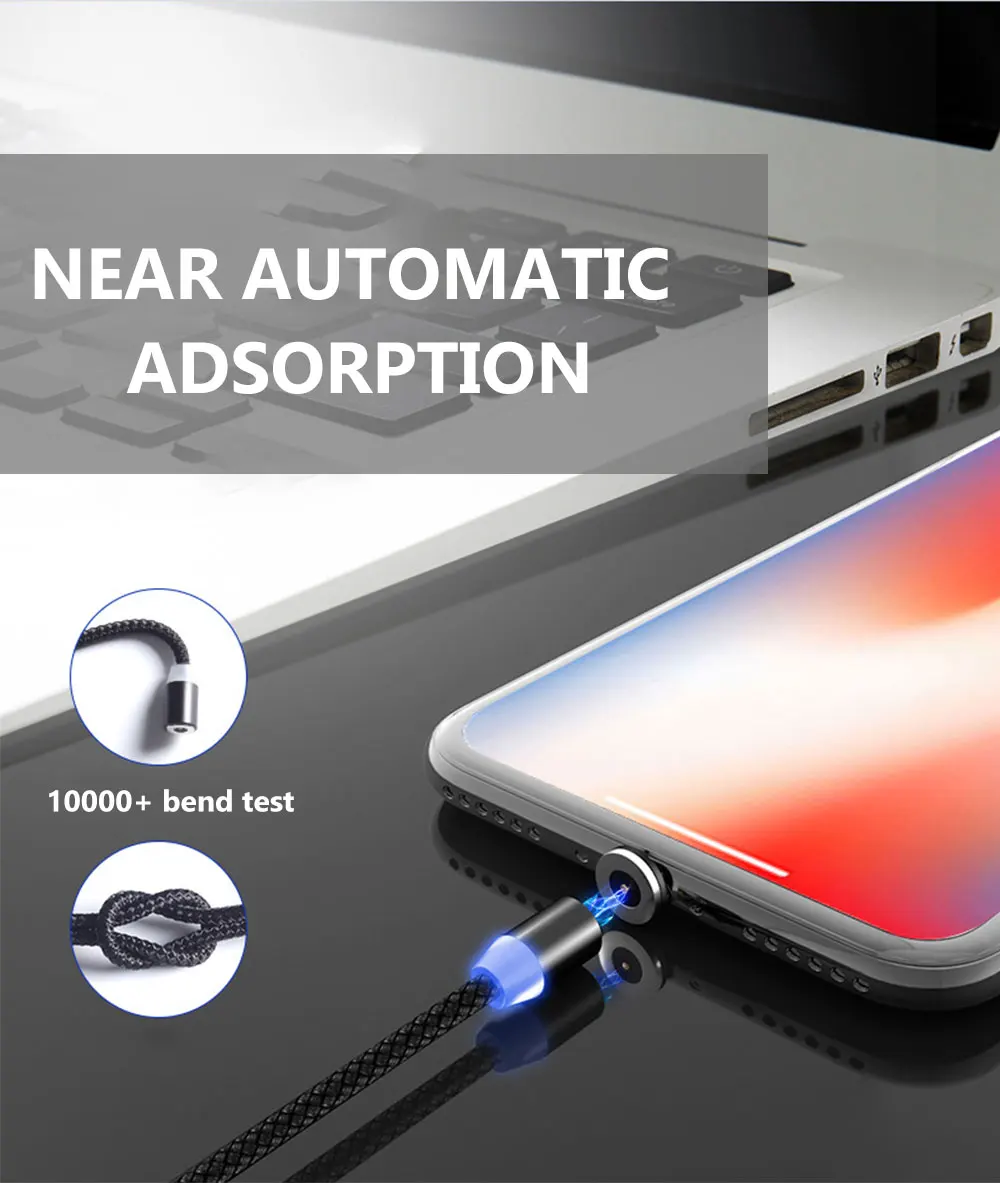 Тегеран Магнитная Зарядка Micro USB кабель зарядное устройство для huawei samsung Быстрая зарядка Магнит USB зарядное устройство type C кабель для iphone