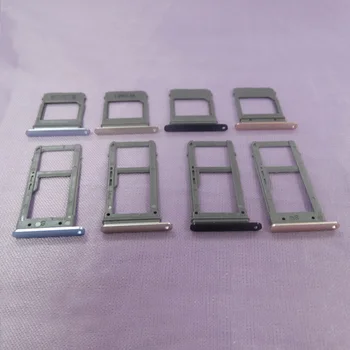 

30set/lot Single Sim & Dual Sim SIM Card Tray Sim Slot SD Card Holder Adapter Spare Parts For Samsung Galaxy A5 A520 A7 A720