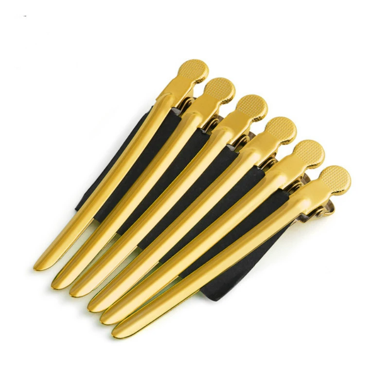 by bule rive ned 6pcs Metal Duck Mouth Hairdresser Hair Clip Salon Hair Clamps Hairdressing  Pro Section Hair Clips Hair Styling Accessories - Styling Accessories -  AliExpress