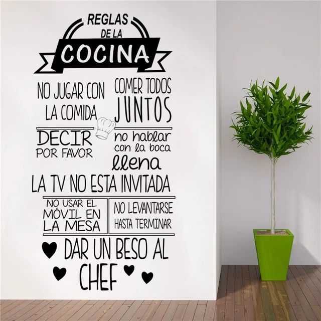 Pegatinas de pared de cocina de estilo portugués moderno, pegatinas  impermeables de vinilo, Amo Eu, envío gratis - AliExpress