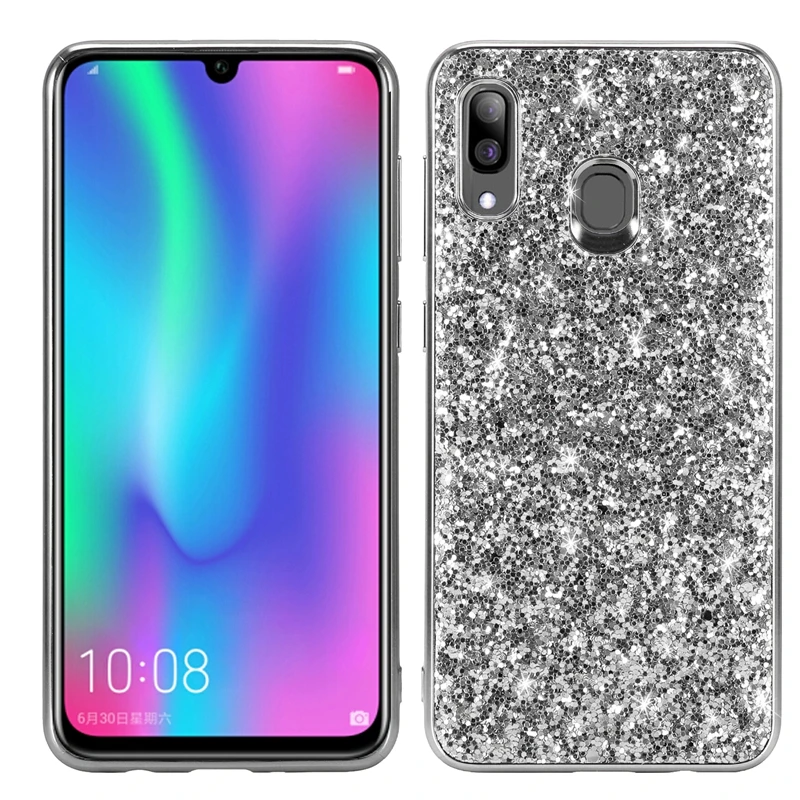 05 Блестящий жесткий чехол для samsung Galaxy A20 Мягкая силиконовая Обложка Бампер для samsung A20 A 20 A205F A205 SM-A205F Чехлы Bling - Цвет: 05
