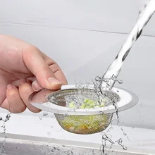 

Stainless Steel Kitchen Sink Strainer Drain Hole Filter Trap Long Lasting Protection Against Clogging Drain Practical Tools