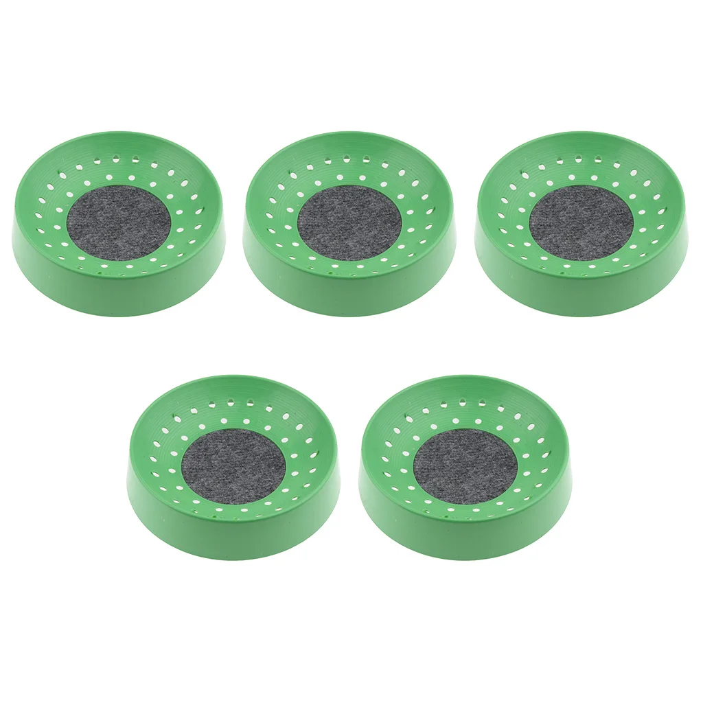 5X Plastica Perdite Uovo Di Piccione Nido Di Deumidificazione Allevamento Nido Verde