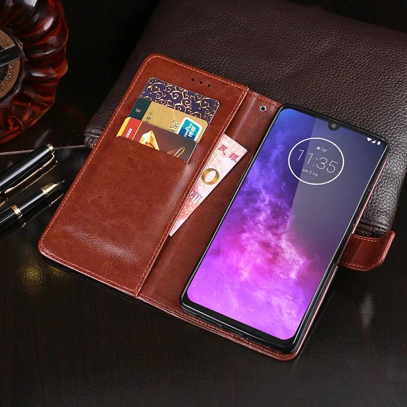 Чехол-книжка для Motorola One Zoom, деловой кожаный чехол для телефона, чехол для Motorola One Zoom, аксессуары