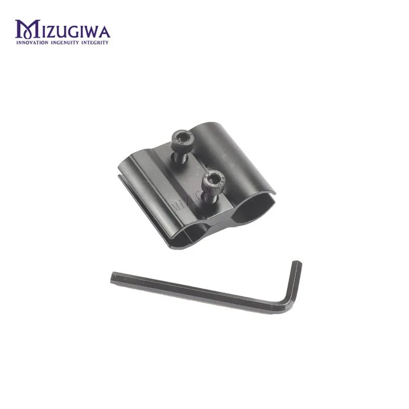 MIZUGIWA Tactical Barrel Ring Scope Clamp Mount Holder For Flashlight Torch Laser Sight Gun Rifles Pistol Airsoft Military