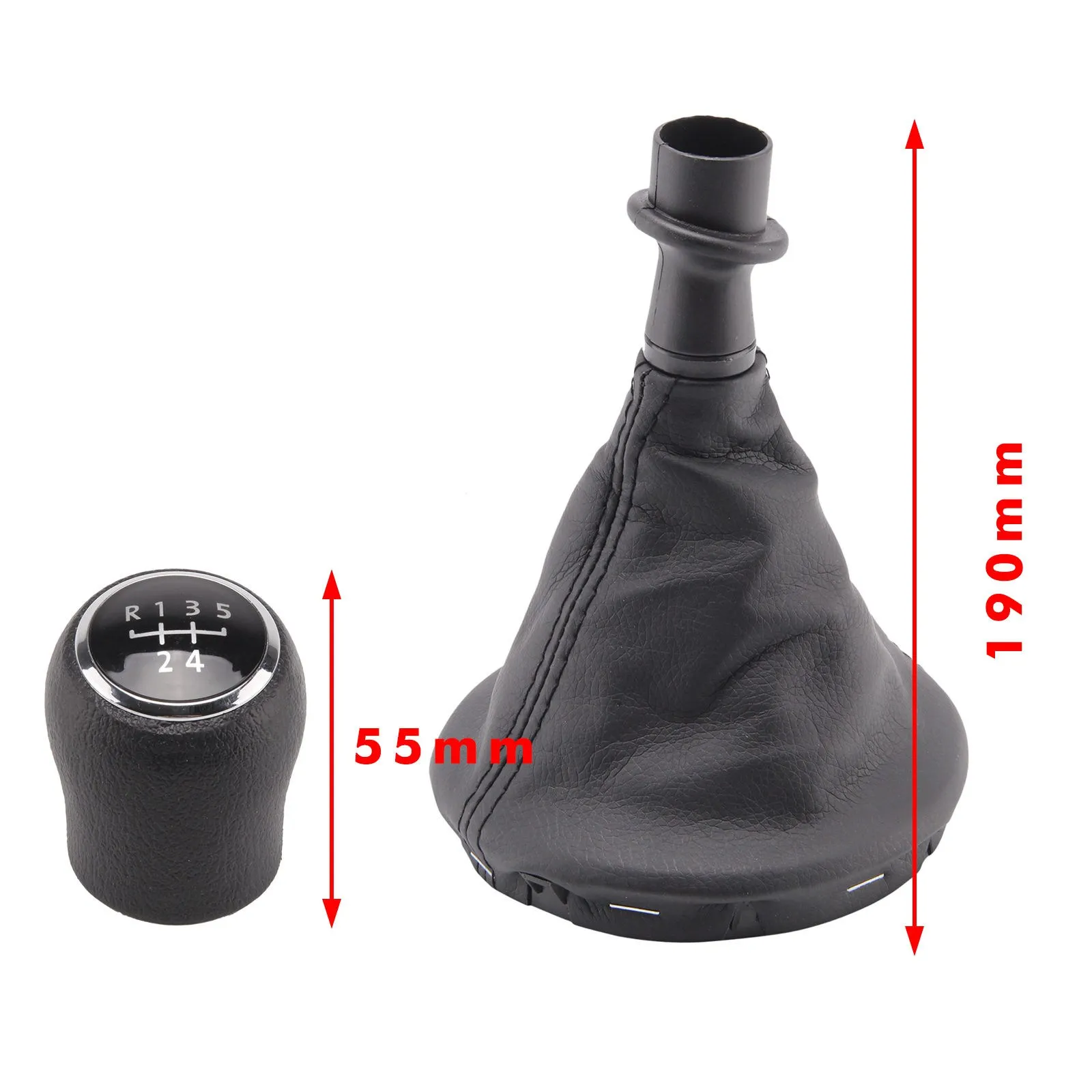 Кожаная ручка переключения передач 5 скоростей для VW Volkswagen транспортер T5 T5.1 Gp 2003