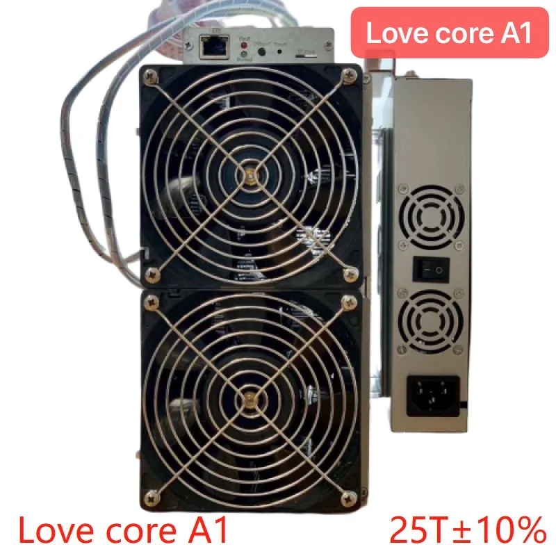 Майнер для биткоинов Asic Love Core A1 Aixin 25T с блоком питания экономичный S5 Antminer S9 S9j S9k S15