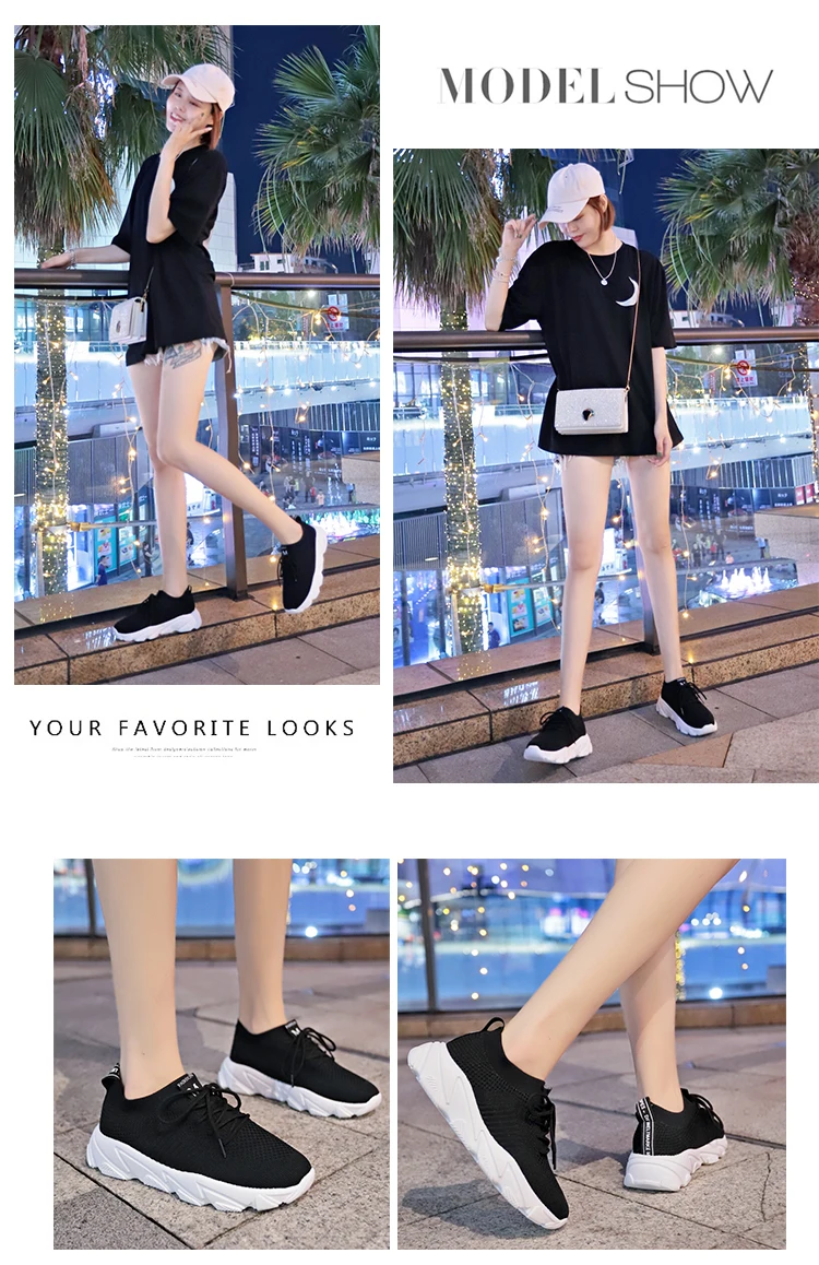 Tenis Feminino Female Platform Sneakers Women Tennis Shoes for Outdoor Lace Up Air Mesh Shoes Ladies Zapatillas Mujer