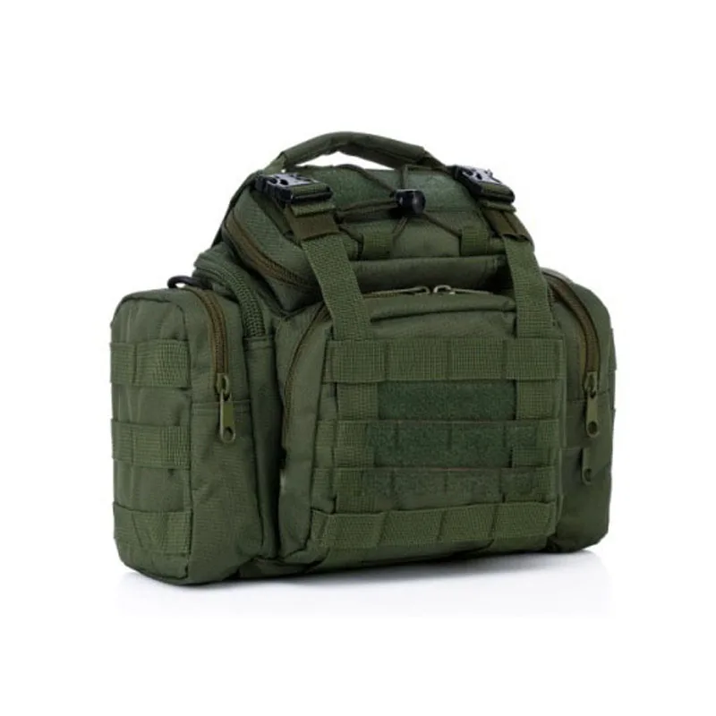 Army Green Мужская камуфляжная Многофункциональная Сумка для кемпинга Многофункциональная тактическая сумка с карманами для охоты, рыбалки - Цвет: Army Green