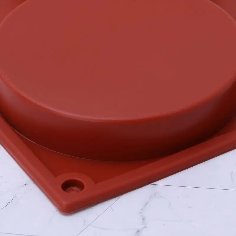 3-полости большой круглый диск конфеты кремния мелкой цилиндрической формы торт шоколадный формочка, Инструменты для декорирования Кухня Аксессуары для выпечки