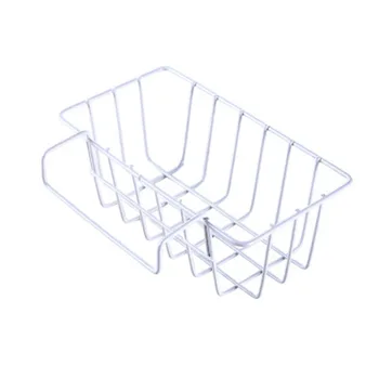 

Metal Kitchen Sink Storage Basket Drainer Holder Rack Dish Plate Cup Organizer