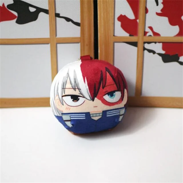 Boku No My Hero Academia Midoriya Izuku Deku Bakugou Katsuki Todoroki Shoto Cosplay Doll Toy Plush Dolls Child Gift Pendant 7.5cm
