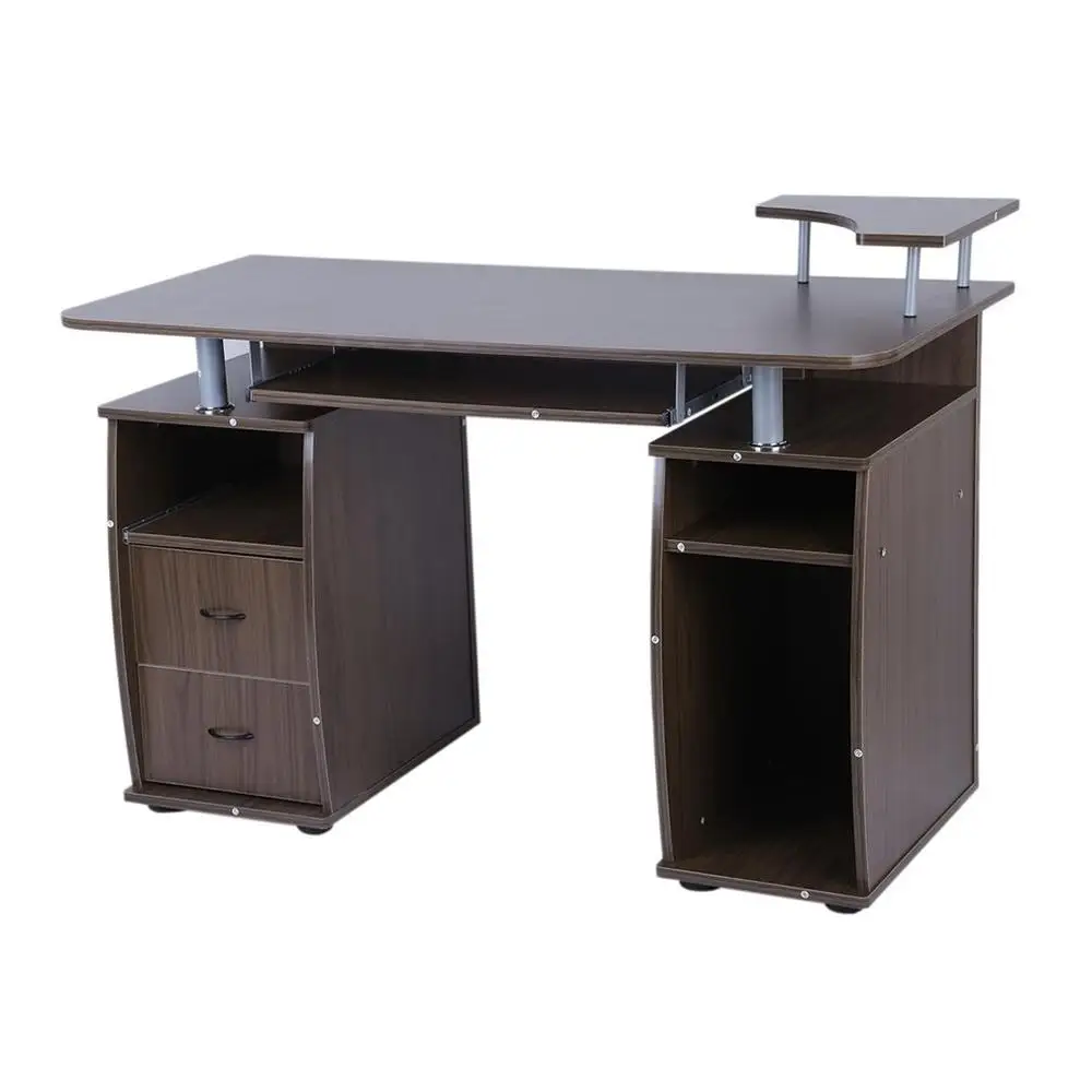 Stable Office Computer Desk Laptop Work Station Home PC Table Notebook Desk With Elevated Printer Shelf Decorative Furniture Stable Office Computer Desk Laptop Work Station Home PC Table Notebook Desk With Elevated Printer Shelf Decorative Furniture