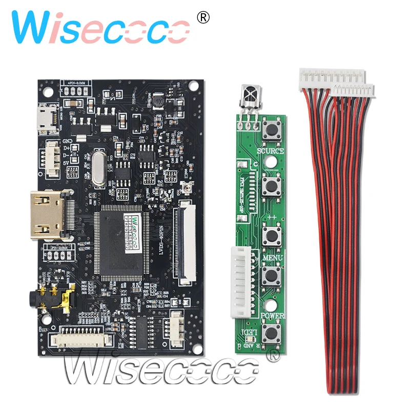 VSDISPLAY 10.4 Inch 1024x768 4:3 IPS LCD Screen With Type C Mini USB LVDs Controller Board,with Location Holes,for Industrial Replacement