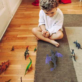 

1PC Dinosaur Models simulated dinosaur model Jurassic Dinosaur Toys Dinosaur Adornments for Girls Boys Desktop Decoration Photo