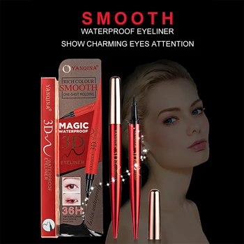 

New Profesional Natural Black Liquid Eye Liner Long-lasting Eyeliner Pencil Women Eyes Makeup Cosmetics Tool Eyeliners Pen TSLM1