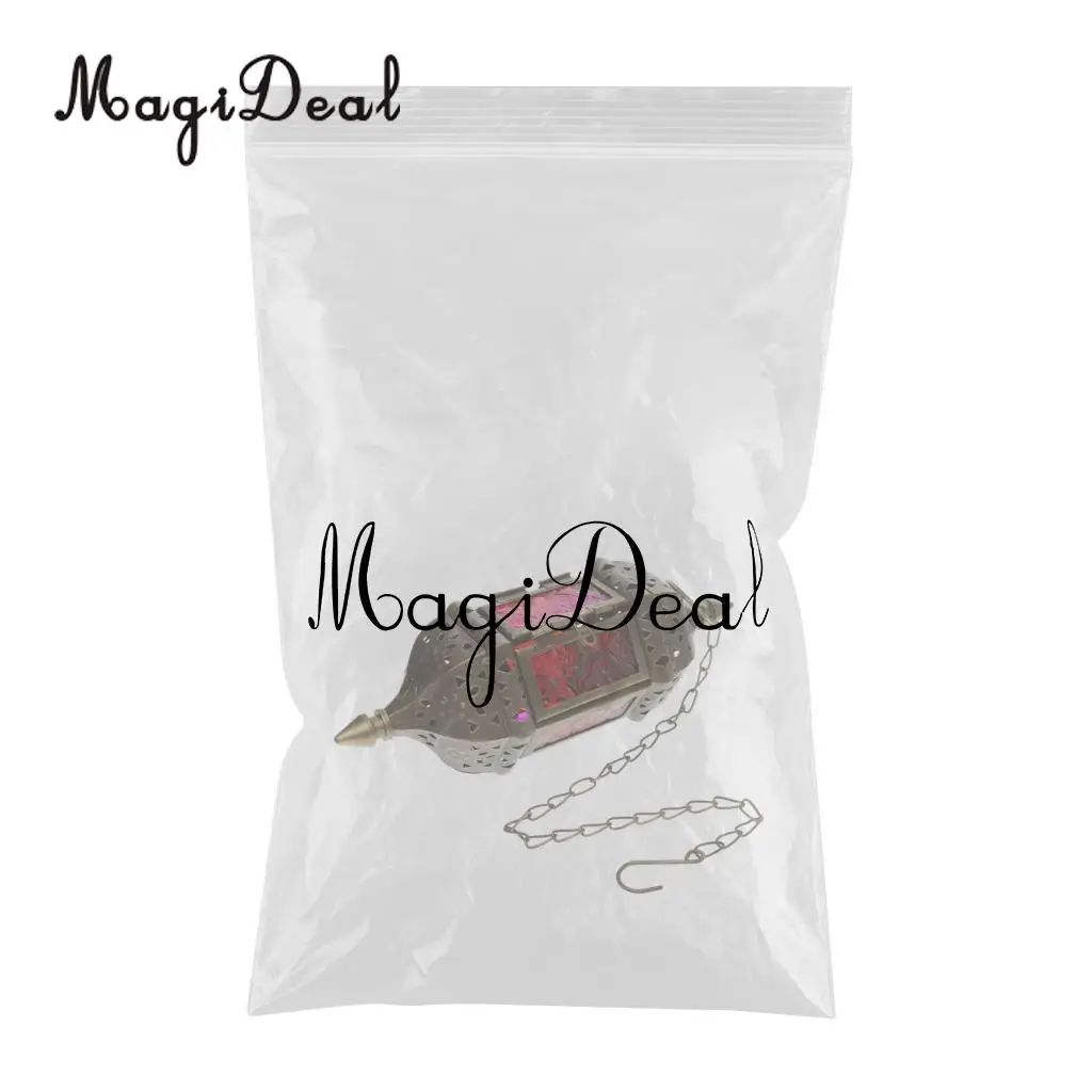 Moroccan Metal Hollow Hanging Candle Holder Decorative Candle Lantern Lamp With 66cm Chains, for Wedding Home Decor