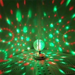 Lumières de couleur USB pour voiture, Mini Led, contrôle du son, boule magique, lumières de scène, de Dj, de marché nocturne extérieur 