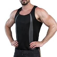Мужской тренировочный жилет, корсеты, мужской, формирующий, тонкий, для тела, формирователь, летнее, для похудения, моделирующее белье для тренировок, черный, для тренировок