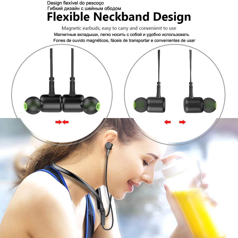 Awei hands free стерео hi fi наушник блютуз беспроводные наушники гарнитура для телефона компьютера пк вкладыши бега с микрофоном спортивные шумоподавлением earbuds микронаушник для андроид iphone Honor Huawei Samsung