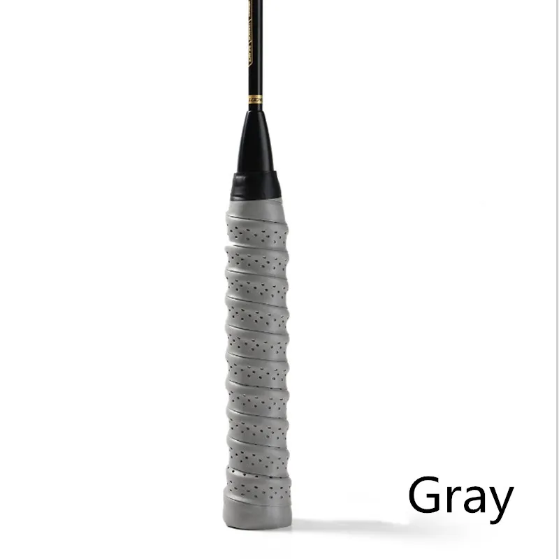 Gray 1 шт. липкий на ощупь теннис овергрип липкий Грип бадминтон Грип - Цвет: Gray