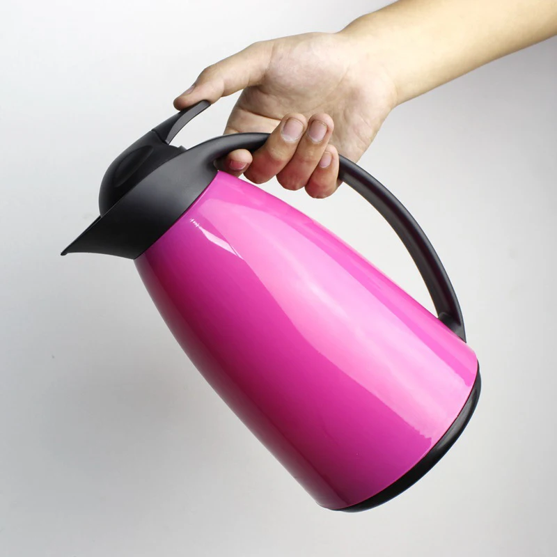 1000ml Glass Liner Vacuum Flask Jug Large Leak-proof Portable Coffee Thermos Kettle China Insulated Hot Water Bottles Cartoon