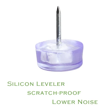 

Chair Desk Cabinet etc Furniture translucent silicon rubber Leveler