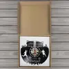 Deutschland Skyline Stuttgart Football Stadium Vinyl LP Record Wall Clock Germany Cityscape Scenery Home Decor Retro Wall Watch 3