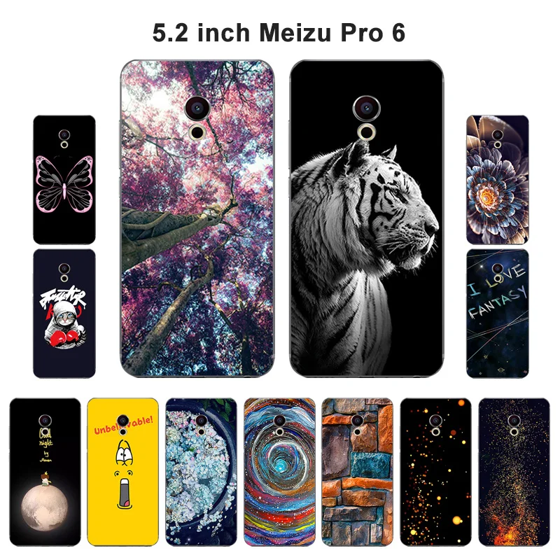 Чехол для телефона Meizu Pro 6 чехол s задняя крышка Pro6 чехлы мягкая силиконовая сумка