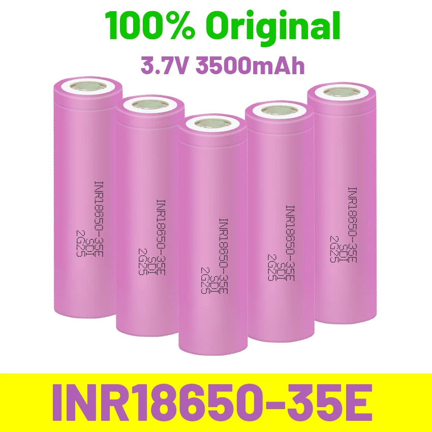 2021 новый оригинальный для Samsung 18650 3500 мАч 20A разряд INR18650 35E 1-10 шт. 3 7 в литий-ионный