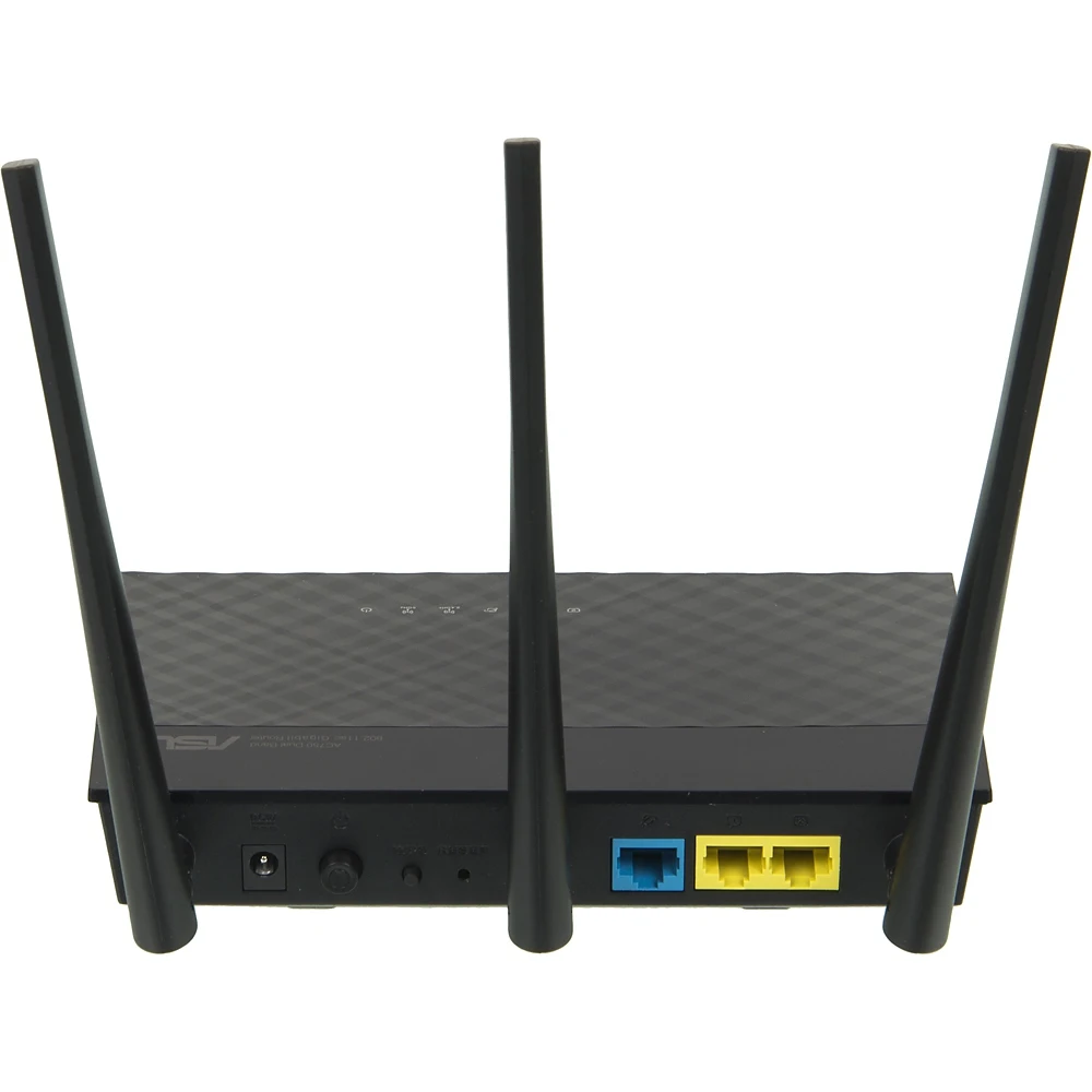 Роутер беспроводной Asus RT-AC53 AC750 10/100/1000BASE-TX черный