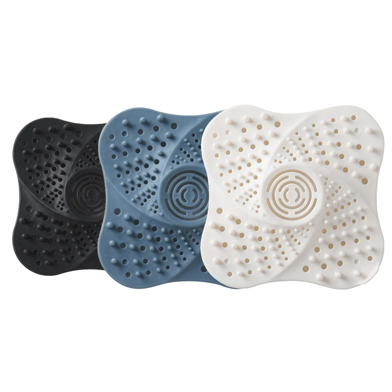 

3Pcs Bathroom Drain Hair Catcher Bath Stopper Plug Water Sink Strainer Filter Shower