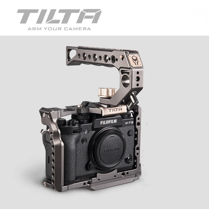 Tilta клетка для камеры dslr rig для Fujifilm XT3 X T3 X-T2 TA-T03-A-G для камеры Полная Клетка Верхняя ручка рукоятка Fujifilm xt3 аксессуары